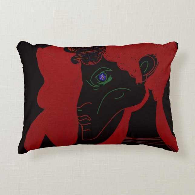 Bestienmeister-Königin Dekokissen (Vorderseite)