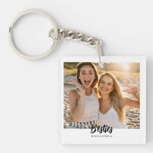 Besties 2 Foto Personalisiert Schlüsselanhänger
