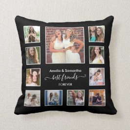  Besties Best Friends Forever 11 Foto Collage   Kissen