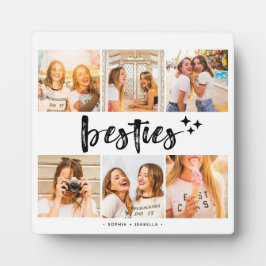 Besties Best Friends Foto Collage Fotoplatte