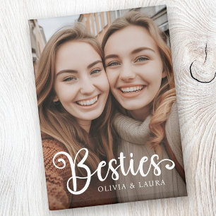 Besties best friends individuellen Namens Foto Magnet