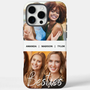 Besties Best Friends Personalisiert Names Foto iPhone 16 Pro Max Hülle