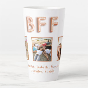 Besties Beste Freunde für immer Foto Namen Rose Go Milchtasse