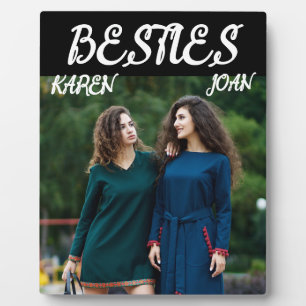 BESTIES BESTE FREUNDIN FOTO COLLAGE SCHILD FOTOPLATTE