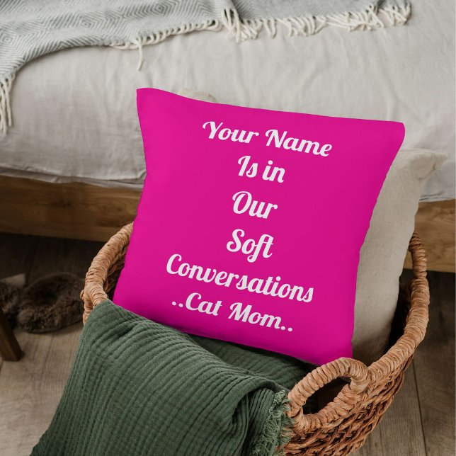 Besties BESTE FREUNDIN Katzen Mama Benutzerdefinie Kissen (Von Creator hochgeladen)