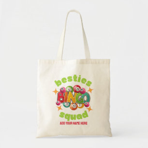BESTIES BINGO SQUAD Individuelle Name Bachelorette Tragetasche