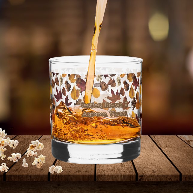 Besties Brews und Herbstansicht Whiskyglas (Von Creator hochgeladen)