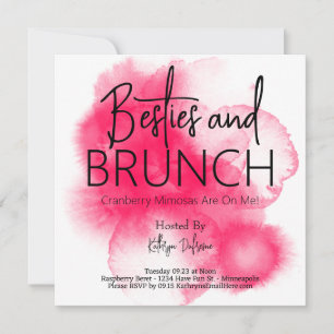 Besties & Brunch Personalisiert Einladung