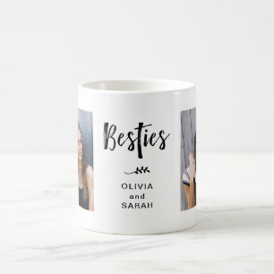 Besties   Die besten Freunde Zwei Fotos und Modern Kaffeetasse