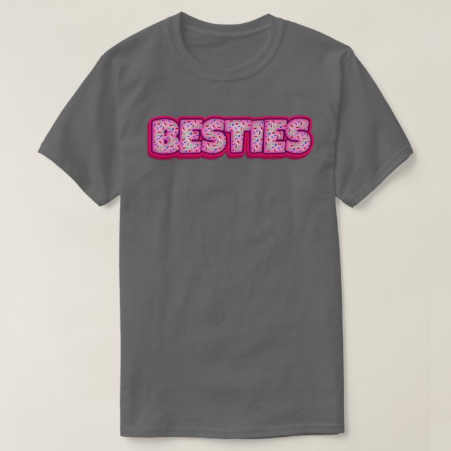 Besties Donuts Baker Donut Lover Backen Bester Fre T-Shirt (Design vorne)
