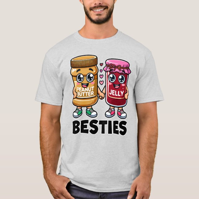 Besties - Erdnussbutter und Gelee T-Shirt (Vorderseite)