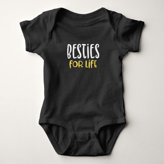 Besties for Life. Baby Strampler (Vorderseite)