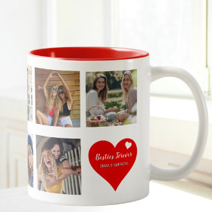 Besties Forever, BESTE FREUNDIN 9 Benutzerdefinier Zweifarbige Tasse