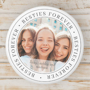 Besties Forever BESTE FREUNDIN Einfaches modernes  Magnet