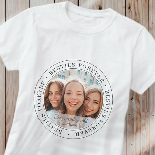 Besties Forever BESTE FREUNDIN Simple Modern Custo T-Shirt