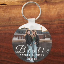Besties Forever – Custom Photo Collage Keychain Schlüsselanhänger