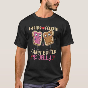Besties Forever Peanut Butter und Gelee T-Shirt