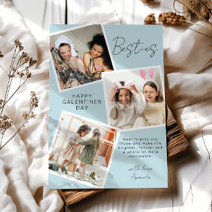 Besties-Fotocollage Galentines-Tag Feiertagskarte