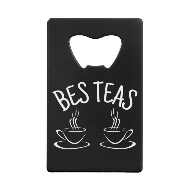 Besties Funny Friendship Geldbeutel Flaschenöffner (Rückseite)