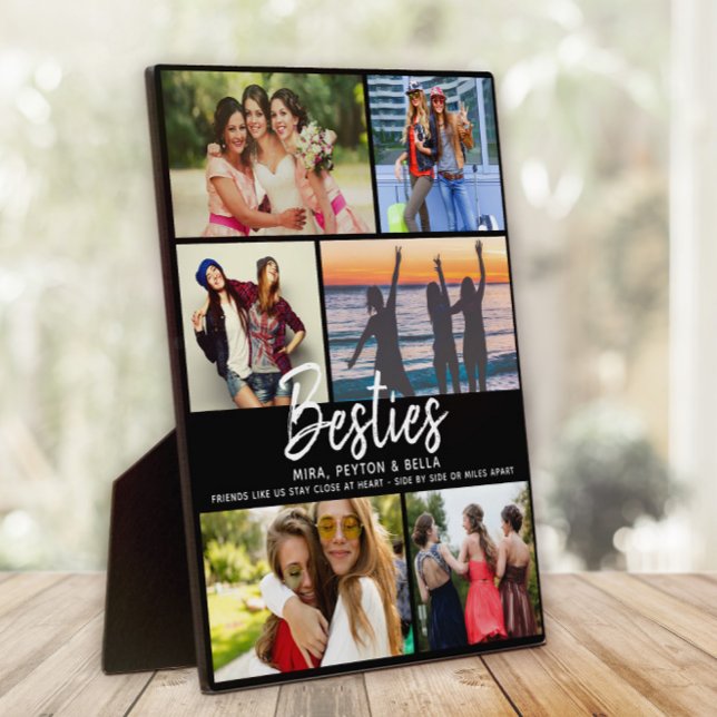 BESTIES-Geschenk für die besten Freunde Script Fot Fotoplatte (Von Creator hochgeladen)