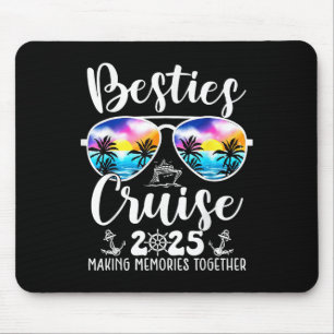 Besties-Kreuzfahrt 2025 passende Freunde-Gruppe Cr Mousepad