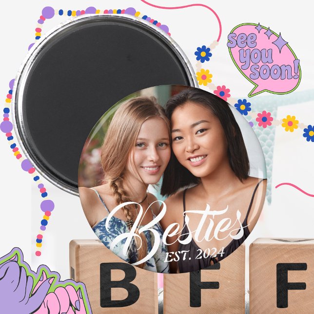Besties Magnet for Best Friends BESTE FREUNDIN Fot (Von Creator hochgeladen)