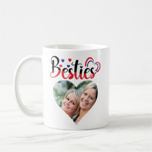 Besties Mama Tochter Valentine Custom Foto Kaffeetasse