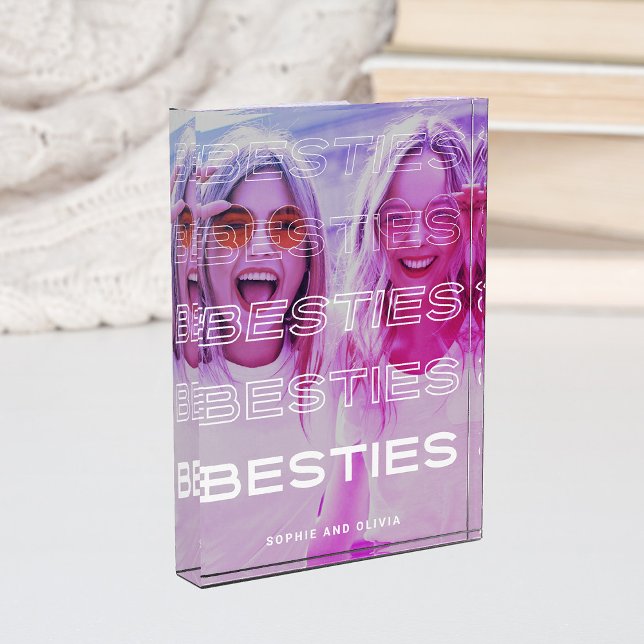Besties | Moderner Text und Farbeffekt des Fotos (Von Creator hochgeladen)