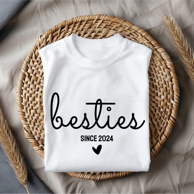 Besties Shirt, Geschenk für sie, Muttertag T-Shirt (besties shirt, custom gift for her, custom name shirt, Mother’s Day shirt, best friends gift, women)