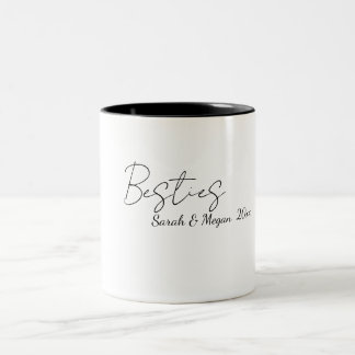Besties-Tasse Zweifarbige Tasse