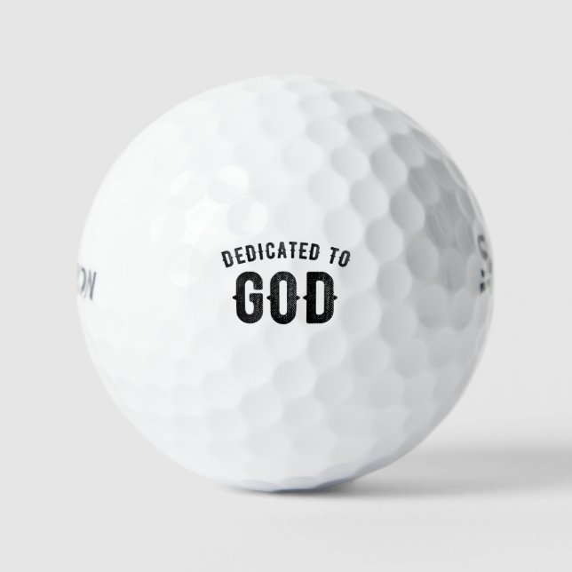 BESTIMMT AUF COOLEN KUNDENSCHWARZTEXT GOLFBALL (Vorderseite)