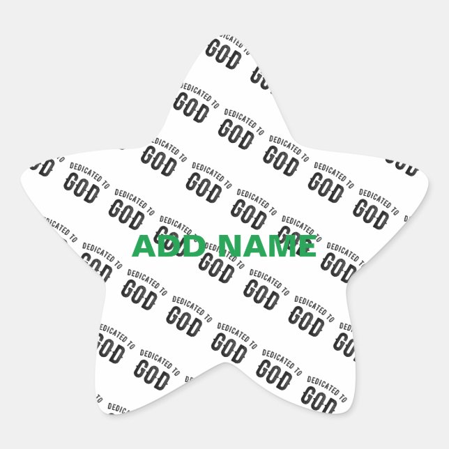 BESTIMMT AUF COOLEN KUNDENSCHWARZTEXT Stern-Aufkleber (Vorderseite)