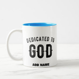 BESTIMMT AUF COOLEN KUNDENSCHWARZTEXT ZWEIFARBIGE TASSE