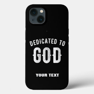 BESTIMMT AUF GOTT KUNSTBAR COOL WEISS TEXT Case-Mate iPhone HÜLLE