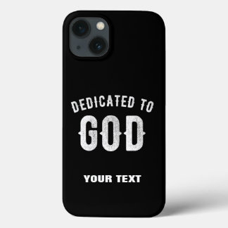 BESTIMMT AUF GOTT KUNSTBAR COOL WEISS TEXT Case-Mate iPhone HÜLLE