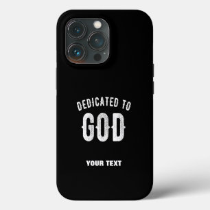BESTIMMT AUF GOTT KUNSTBAR COOL WEISS TEXT Case-Mate iPhone HÜLLE