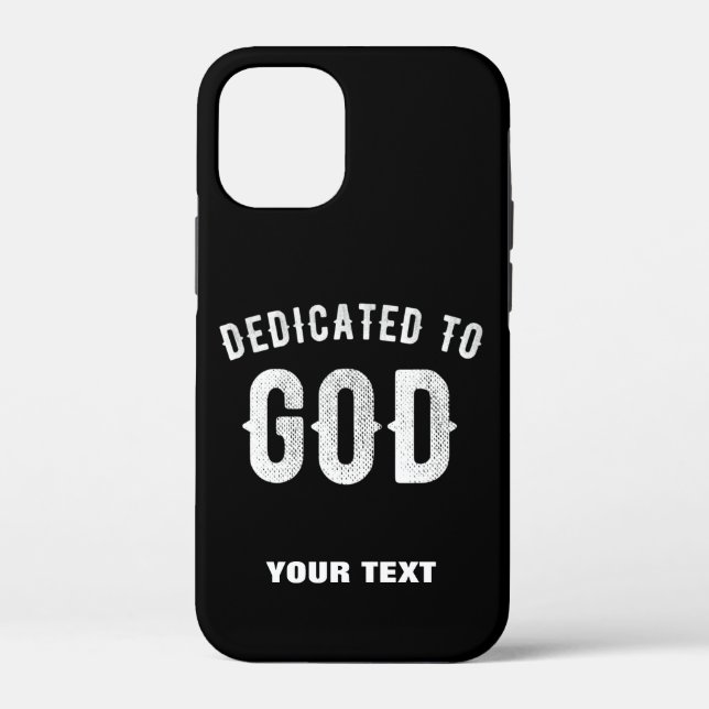 BESTIMMT AUF GOTT KUNSTBAR COOL WEISS TEXT Case-Mate iPhone HÜLLE (Rückseite)