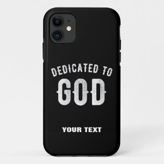 BESTIMMT AUF GOTT KUNSTBAR COOL WEISS TEXT Case-Mate iPhone HÜLLE