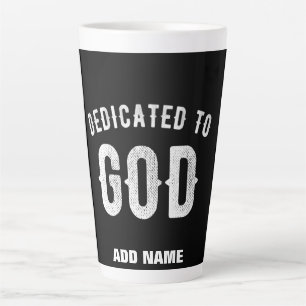 BESTIMMT AUF GOTT KUNSTBAR COOL WEISS TEXT MILCHTASSE