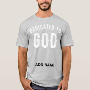 BESTIMMT AUF GOTT KUNSTBAR COOL WEISS TEXT T-Shirt