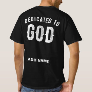 BESTIMMT AUF GOTT KUNSTBAR COOL WEISS TEXT T-Shirt