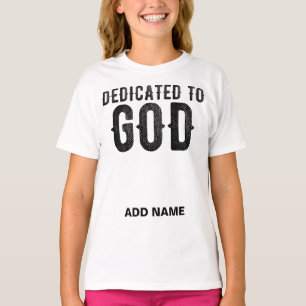 BESTIMMT AUF GOTT-KUNSTBARE COOLE SCHWARZE TEXT T-Shirt