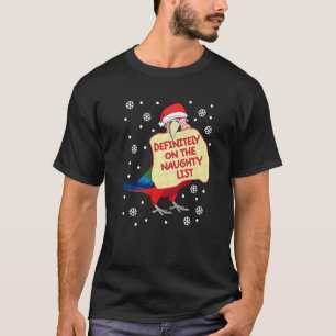 Bestimmt auf schmutzige Liste Papagei I Green Flüg T-Shirt