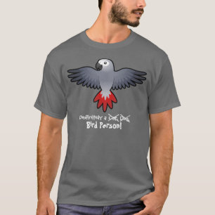 Bestimmt eine Vogel-Person (afrikanisches T-Shirt