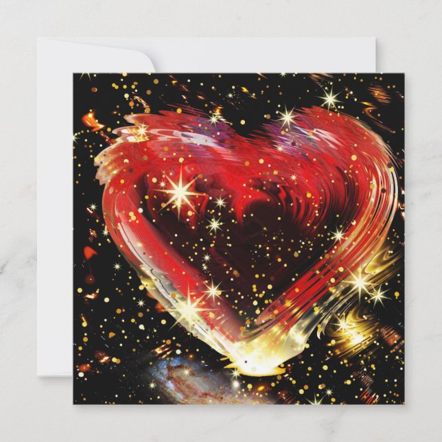 bestimmt für die Liebe Feiertagskarte (Vorderseite)