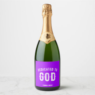 BESTIMMT FÜR GOD CUSTOM VIOLET COOL WEISS TEXT