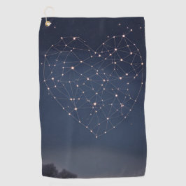 bestimmt, zusammen zu sein golfhandtuch