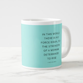 Bestimmte Frauen Inspirierend Zitate Türkis Jumbo-Tasse