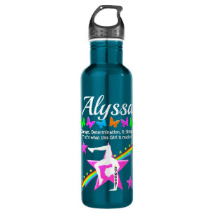 BESTIMMTE GYMNAST-MÄDCHEN-PERSONALISIERTE WASSERFL EDELSTAHLFLASCHE