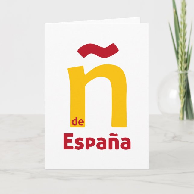 Bestimmung de España Dankeskarte (Vorderseite)